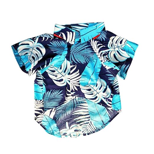 Blue Leaf Beach Shirt for Dog